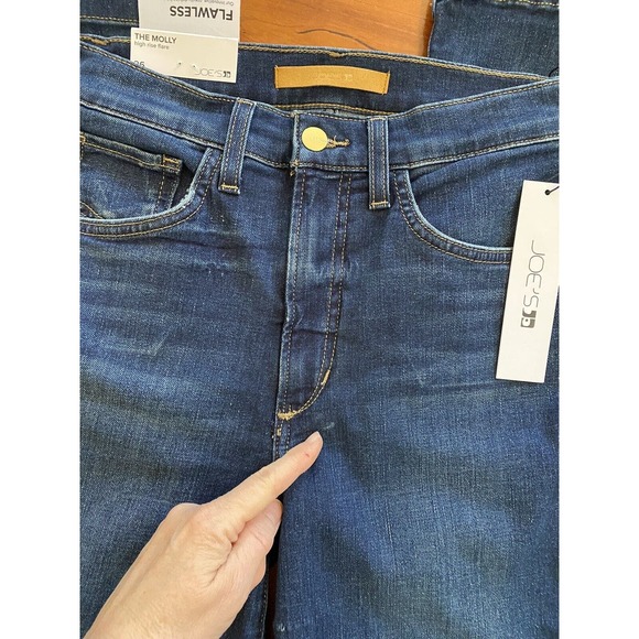 NWT Joe's Jeans The Molly High-Rise Flare Jean Womens 26 Blue Dark Wash Comfy - Picture 14 of 16